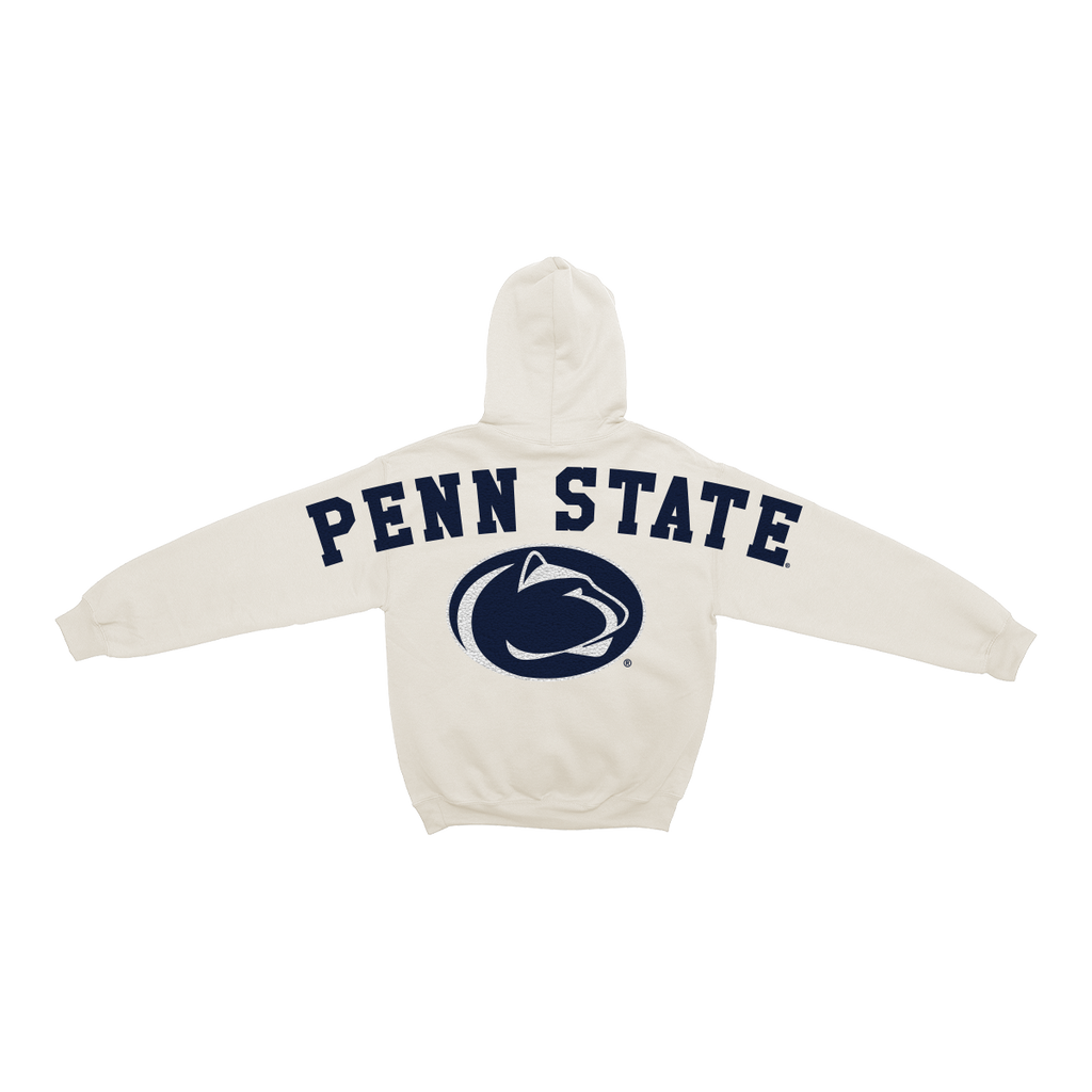 Penn State Nittany Lions Bone Chenille Pullover Hoodie
