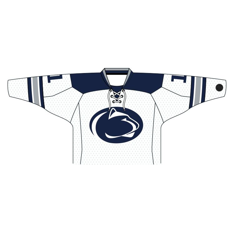 White Penn State Nittany Lions Hockey Jersey - Official NCAA Licensed Collegiate Apparel