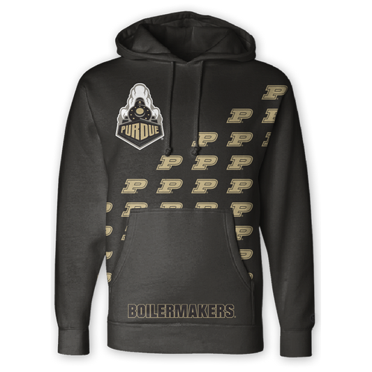 Purdue Boilermakers Fade Hoodie