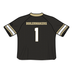Purdue Boilermakers Fashion Cropped Football Jersey