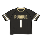 Black Purdue Boilermakers Football Jersey - Official NCAA Licensed Collegiate Apparel