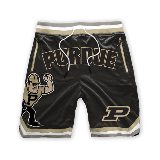 Pantalones cortos de malla de poliéster de los Purdue Boilermakers
