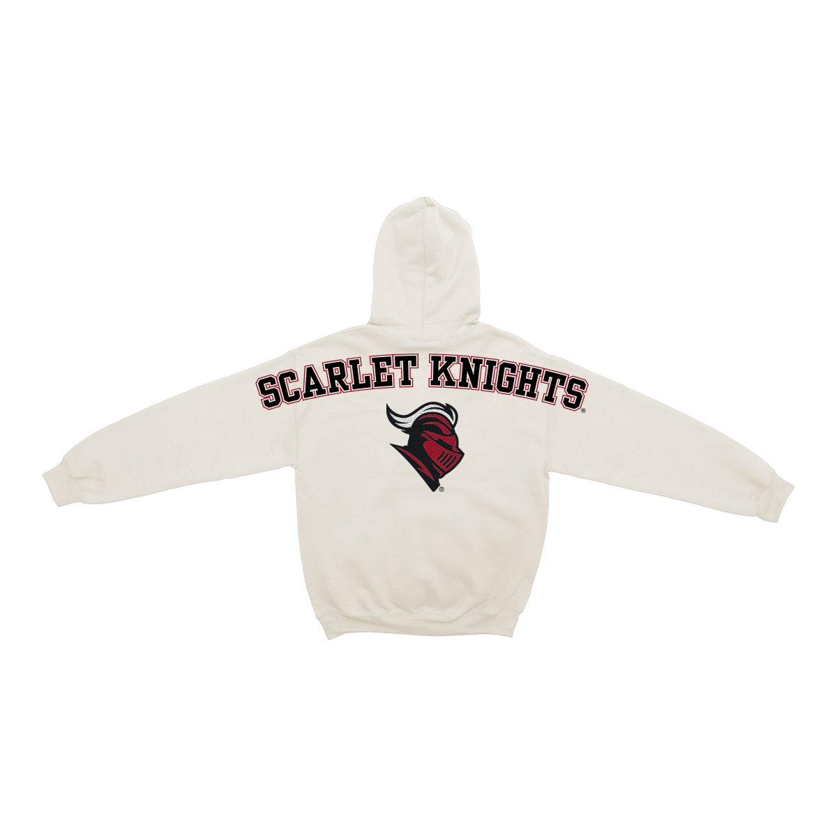 Rutgers Scarlet Knights Bone Chenille Pullover Hoodie