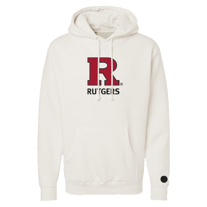 Rutgers Scarlet Knights Bone Chenille Pullover Hoodie