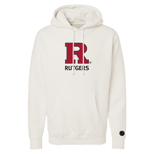 Rutgers Scarlet Knights Bone Chenille Pullover Hoodie