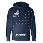 Samford Bulldogs Fade Hoodie