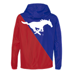 SMU Mustangs Two Tone Windbreaker