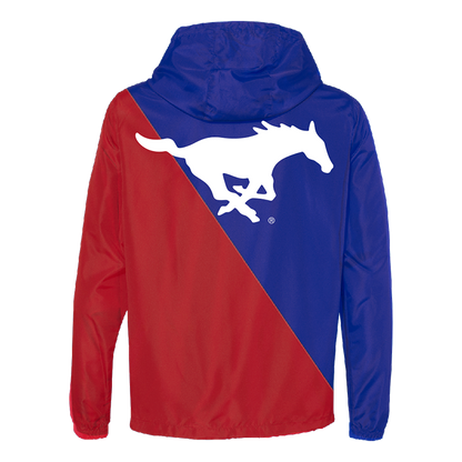 SMU Mustangs Two Tone Windbreaker