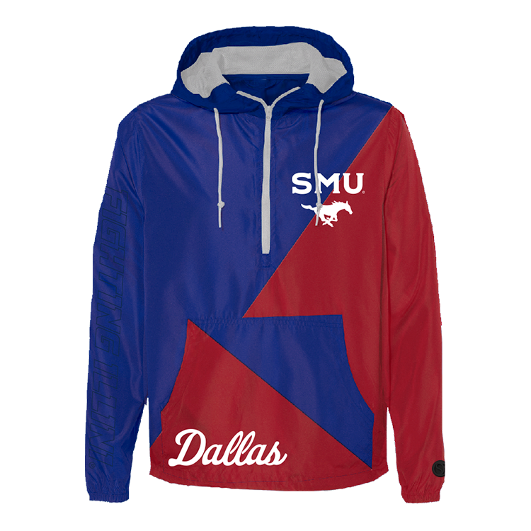 SMU Mustangs Two Tone Windbreaker