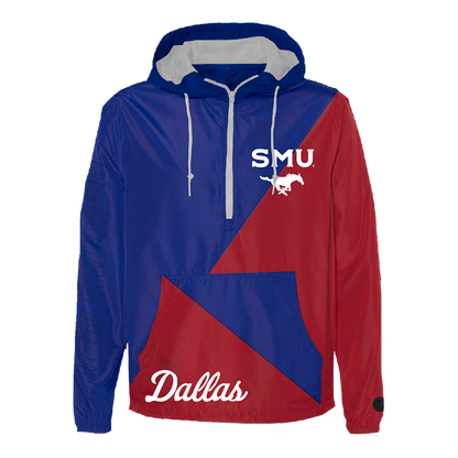 SMU Mustangs Two Tone Windbreaker