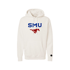 Bone SMU Mustangs Hoodie - Official NCAA Licensed Collegiate Apparel