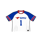 SMU Mustangs Fashion Cropped Football Jersey