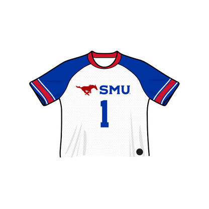 SMU Mustangs Fashion Cropped Football Jersey