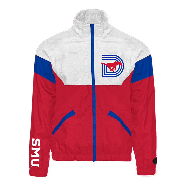 SMU Mustangs Retro Track Jacket
