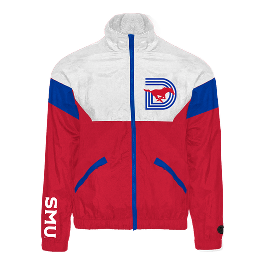 SMU Mustangs Retro Track Jacket