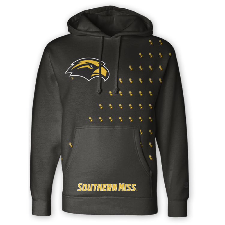 Southern Miss Golden Eagles Fade Hoodie.
