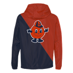 Cortavientos bicolor naranja Syracuse