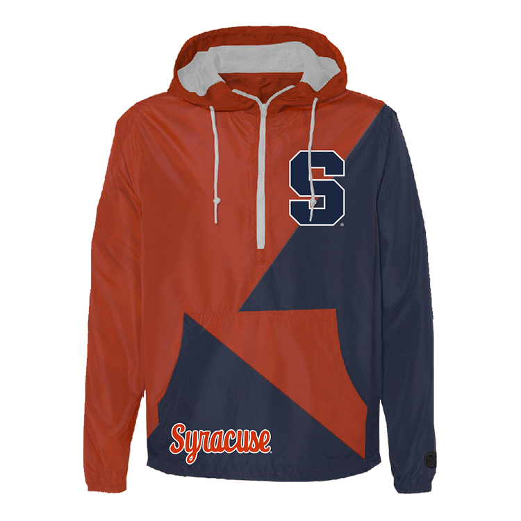 Orange; navy The Syracuse Orange Windbreaker - Official NCAA Licensed Collegiate Apparel