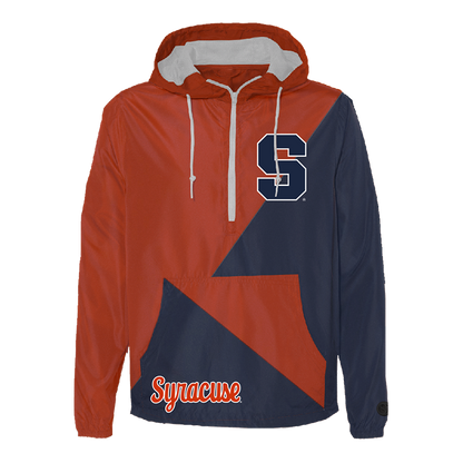 Cortavientos bicolor naranja Syracuse