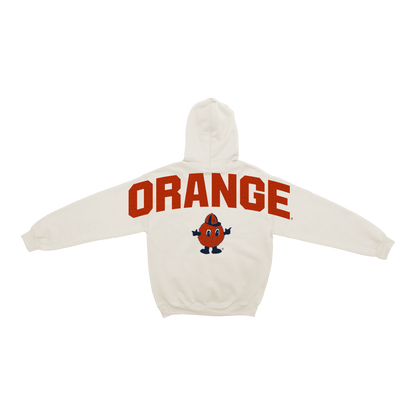 Syracuse Orange Bone Chenille Pullover Hoodie