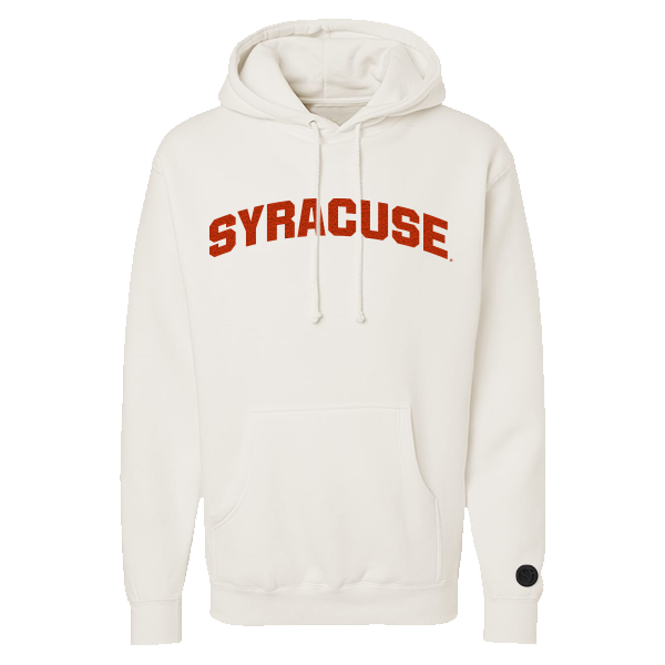 Syracuse Orange Bone Chenille Pullover Hoodie