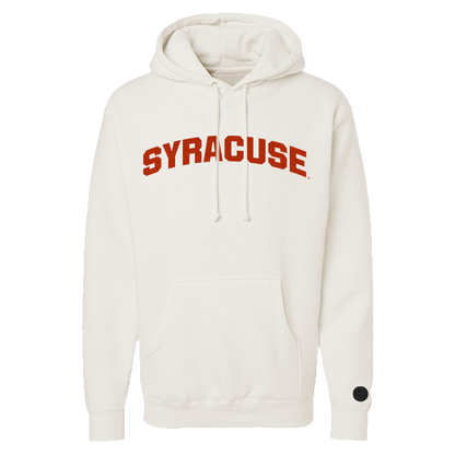 Syracuse Orange Bone Chenille Pullover Hoodie
