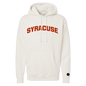 Syracuse Orange Bone Chenille Pullover Hoodie