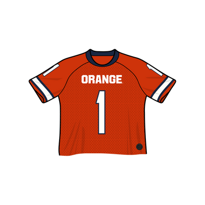Camiseta de fútbol corta de moda Syracuse Orange