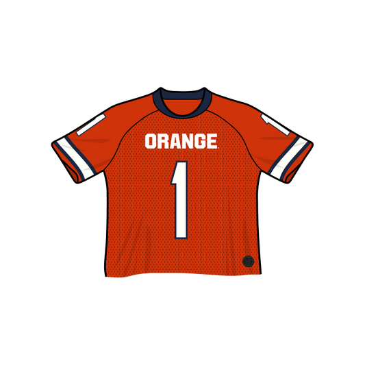 Camiseta de fútbol corta de moda Syracuse Orange