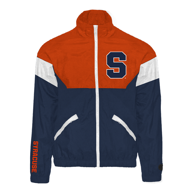 Orange; navy The Syracuse Orange Track Jacket - Official NCAA Licensed Collegiate Apparel