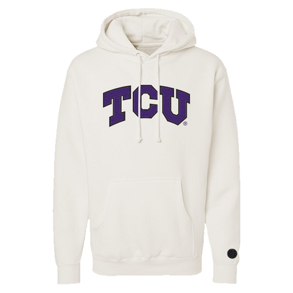 TCU Horned Frogs Bone Chenille Pullover Hoodie
