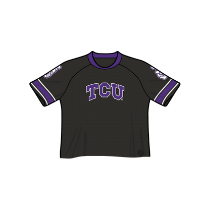 TCU Horned Frogs Fashion Cropped Football Jersey
