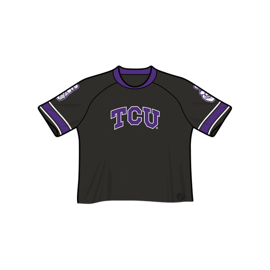 TCU Horned Frogs Fashion Cropped Football Jersey