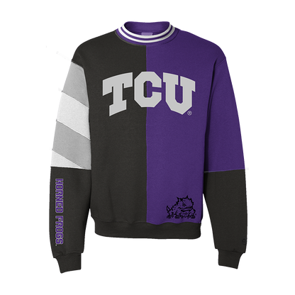 TCU Horned Frogs Split Crewneck