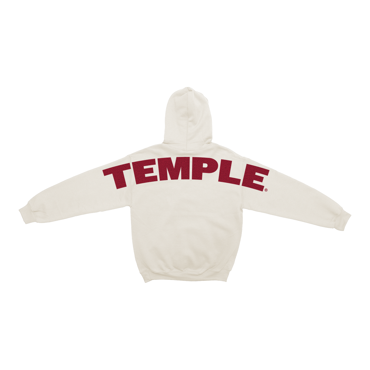 Temple Owls Chenille Pullover Hoodie