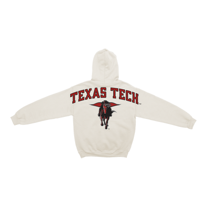 Texas Tech Red Raiders Bone Chenille Pullover Hoodie