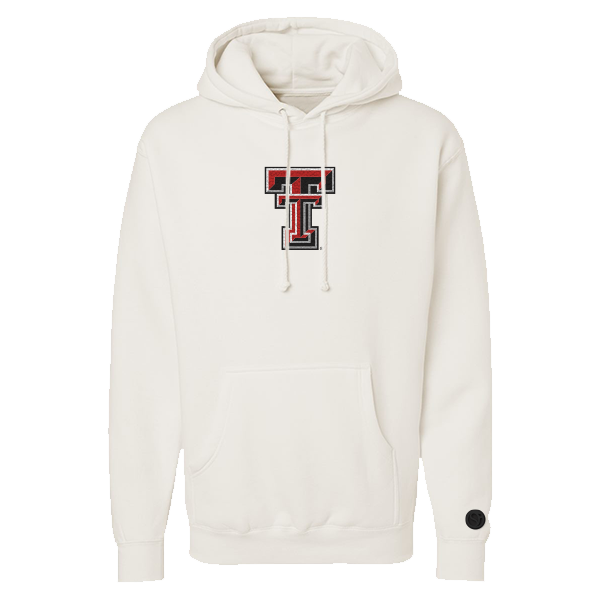 Texas Tech Red Raiders Bone Chenille Pullover Hoodie
