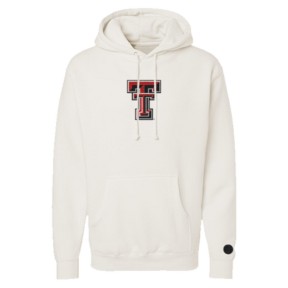 Texas Tech Red Raiders Bone Chenille Pullover Hoodie