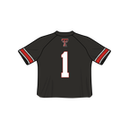 Camiseta de fútbol recortada de los Texas Tech Red Raiders