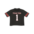Black Texas Tech Red Raiders Football Jersey - Official NCAA Licensed Collegiate Apparel