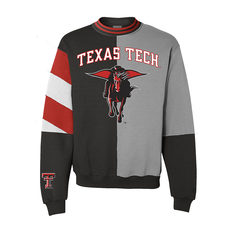 Texas Tech Red Raiders Split Crewneck
