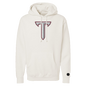 Troy Trojans Bone Chenille Pullover Hoodie