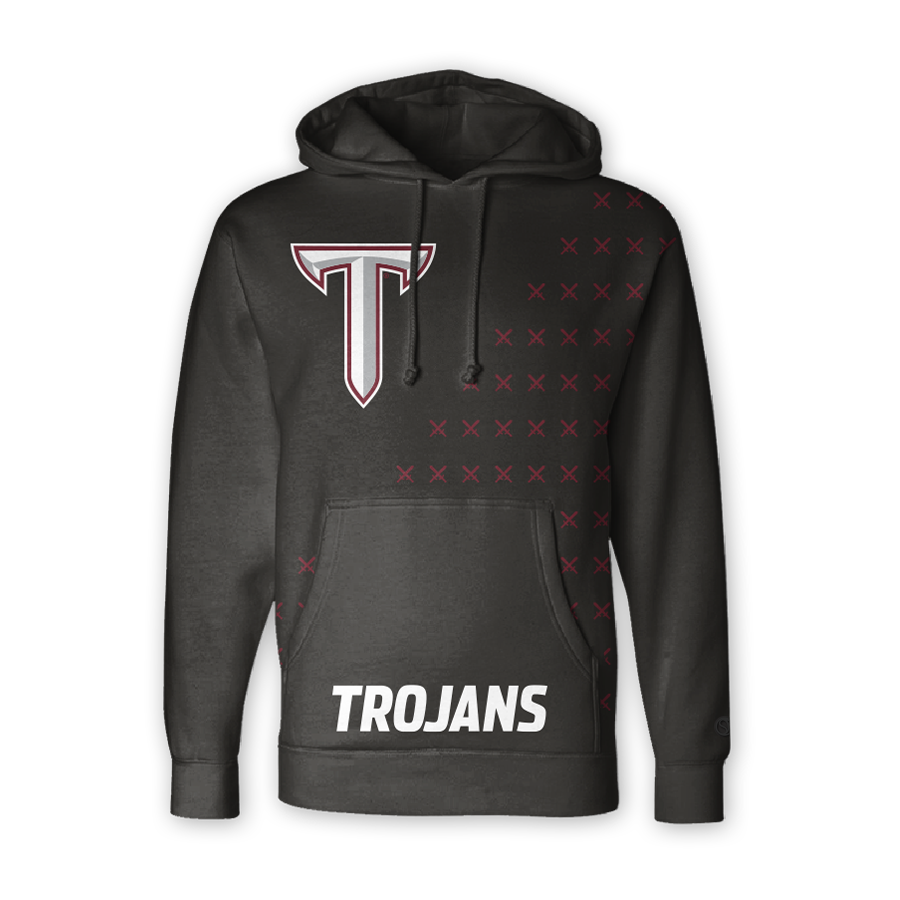 Troy Trojans Fade Hoodie