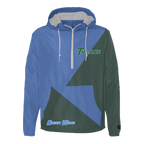 Green; blue Tulane University Green Wave Windbreaker - Official NCAA Licensed Collegiate Apparel