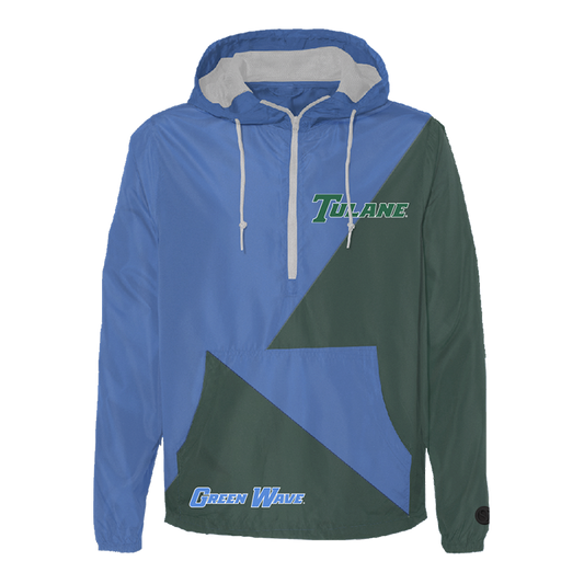 Tulane Green Wave Two Tone Windbreaker