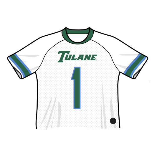 Camiseta de fútbol recortada de Tulane Green Wave Fashion