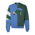 Green Tulane University Green Wave Crewneck - Official NCAA Licensed Collegiate Apparel