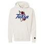 Tulsa Golden Hurricane Bone Chenille Pullover Hoodie