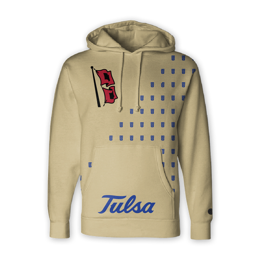 Tulsa Golden Hurricane Fade Hoodie