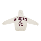Texas A&M Aggies Bone Chenille Pullover Hoodie